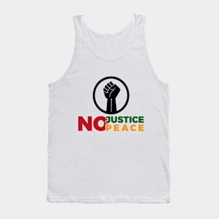 no justice no peace Tank Top